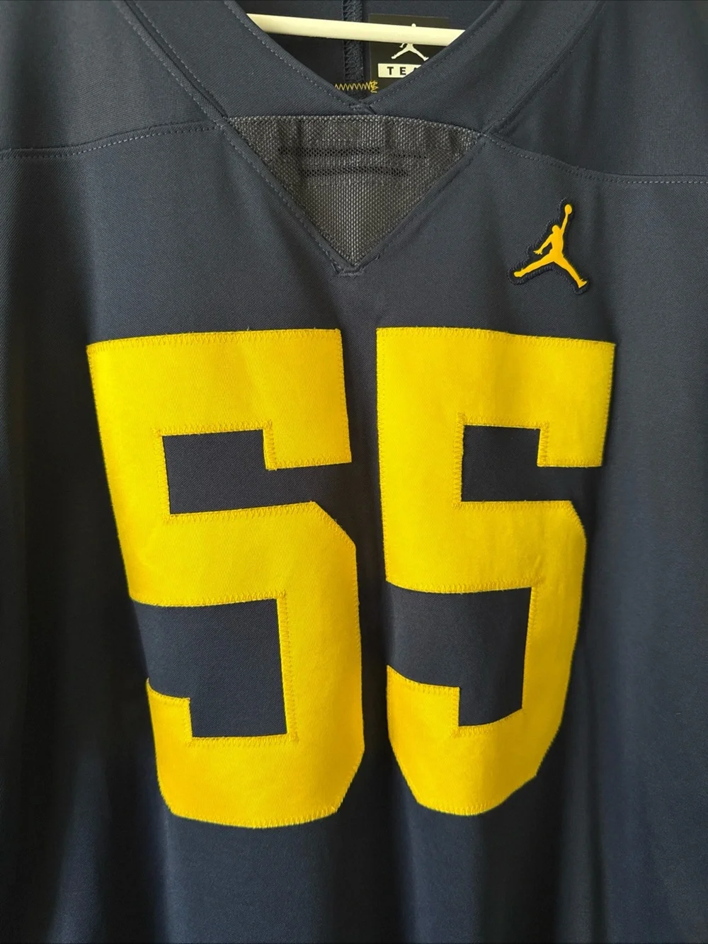 MEN'S NIKE DAVID OJABO #55 MICHIGAN WOLVERINES NCAA ALUMNI JERSEY SZ L - RARE